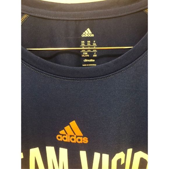 Nwot Adidas Mens Longsleeve Climalite Dream Vision Basketball Jersey Size 2XL - Picture 3 of 3